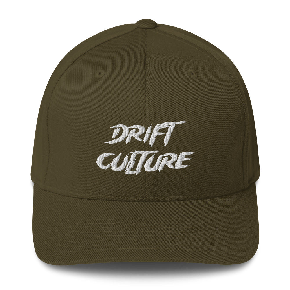 Drift Culture Flexfit Cap White